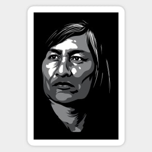 Will Sampson greyscale Magnet